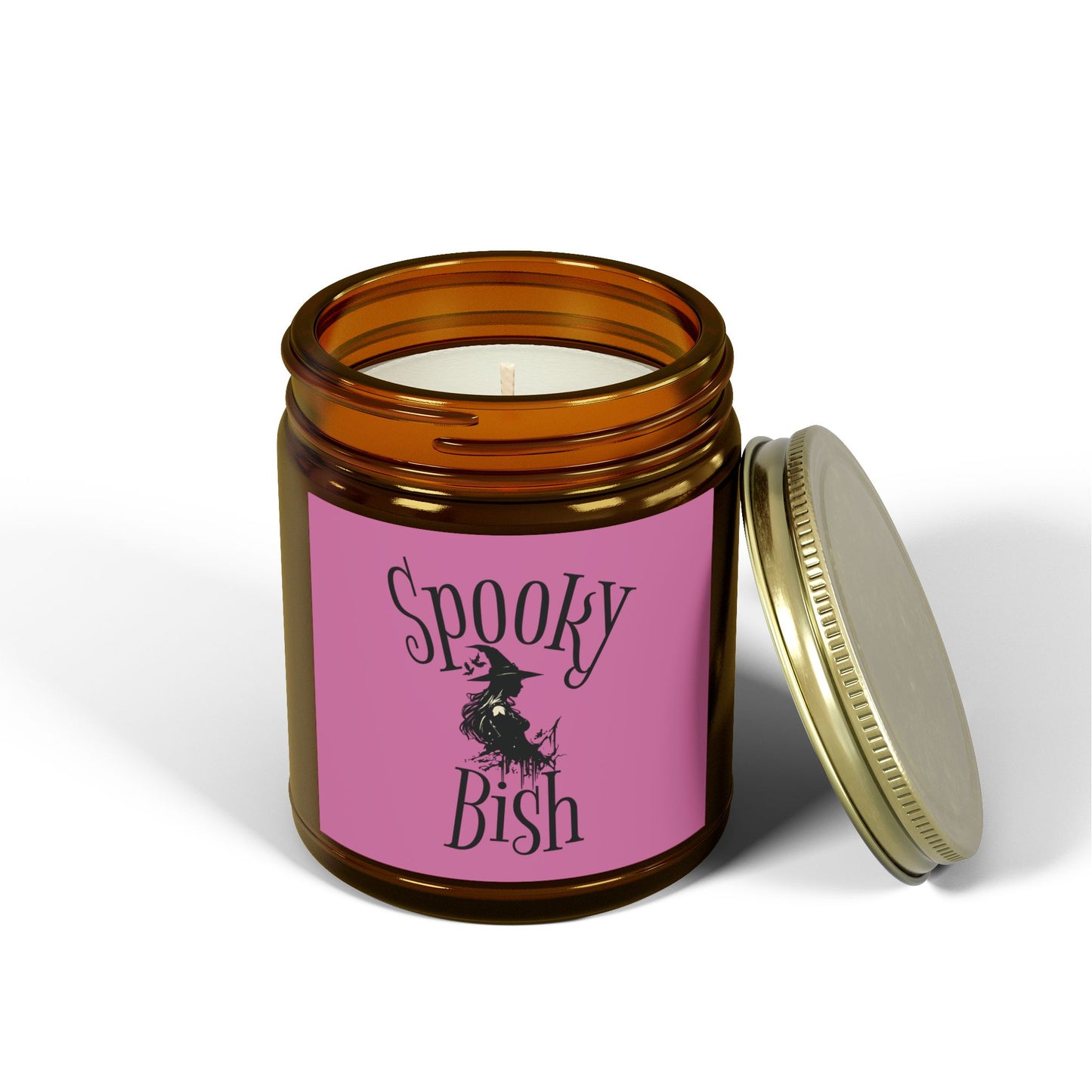 Scented Candle - Spooky Bish Witchy Design (4oz, 9oz)