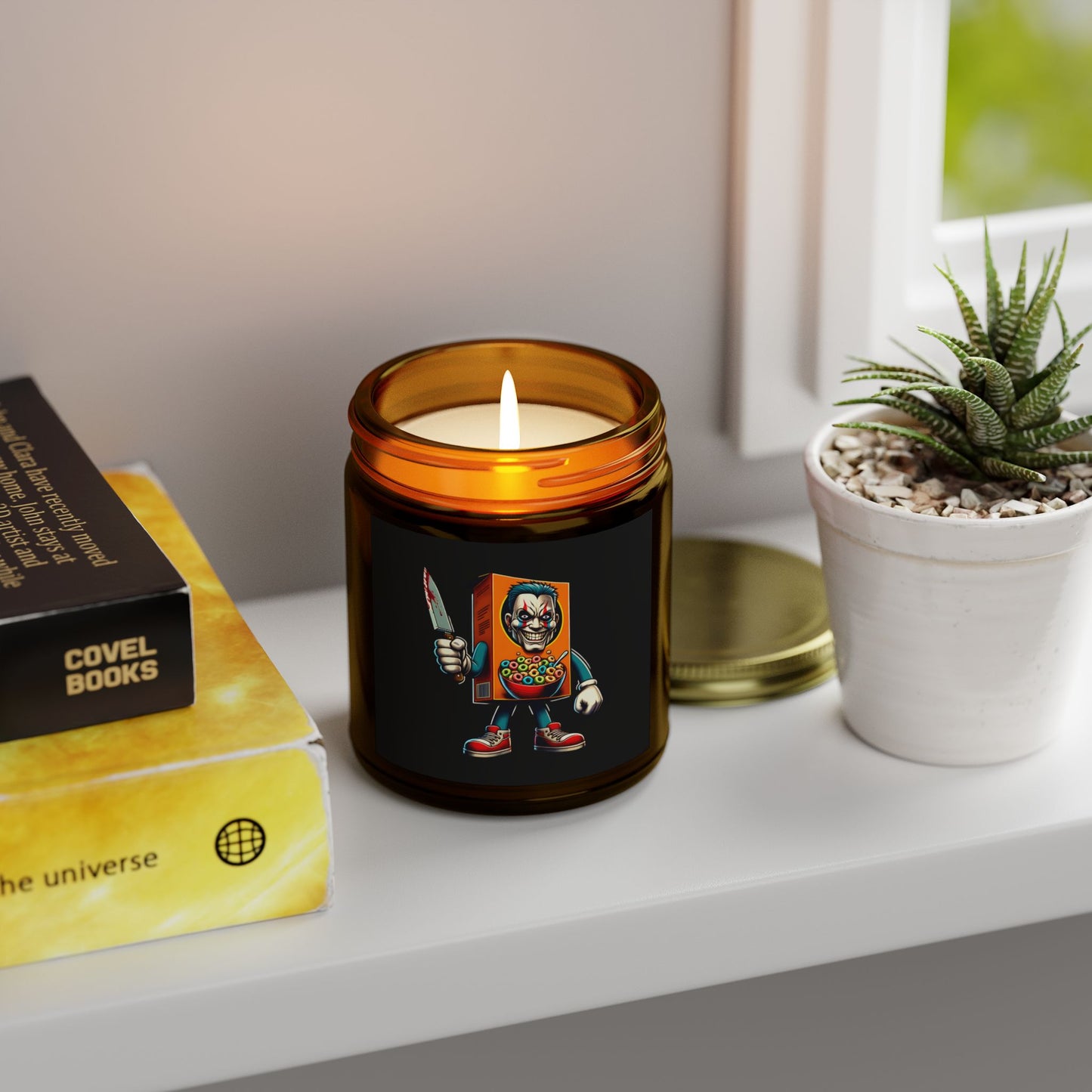 Scented Candle - Cereal Killer Character Design (4oz, 9oz)