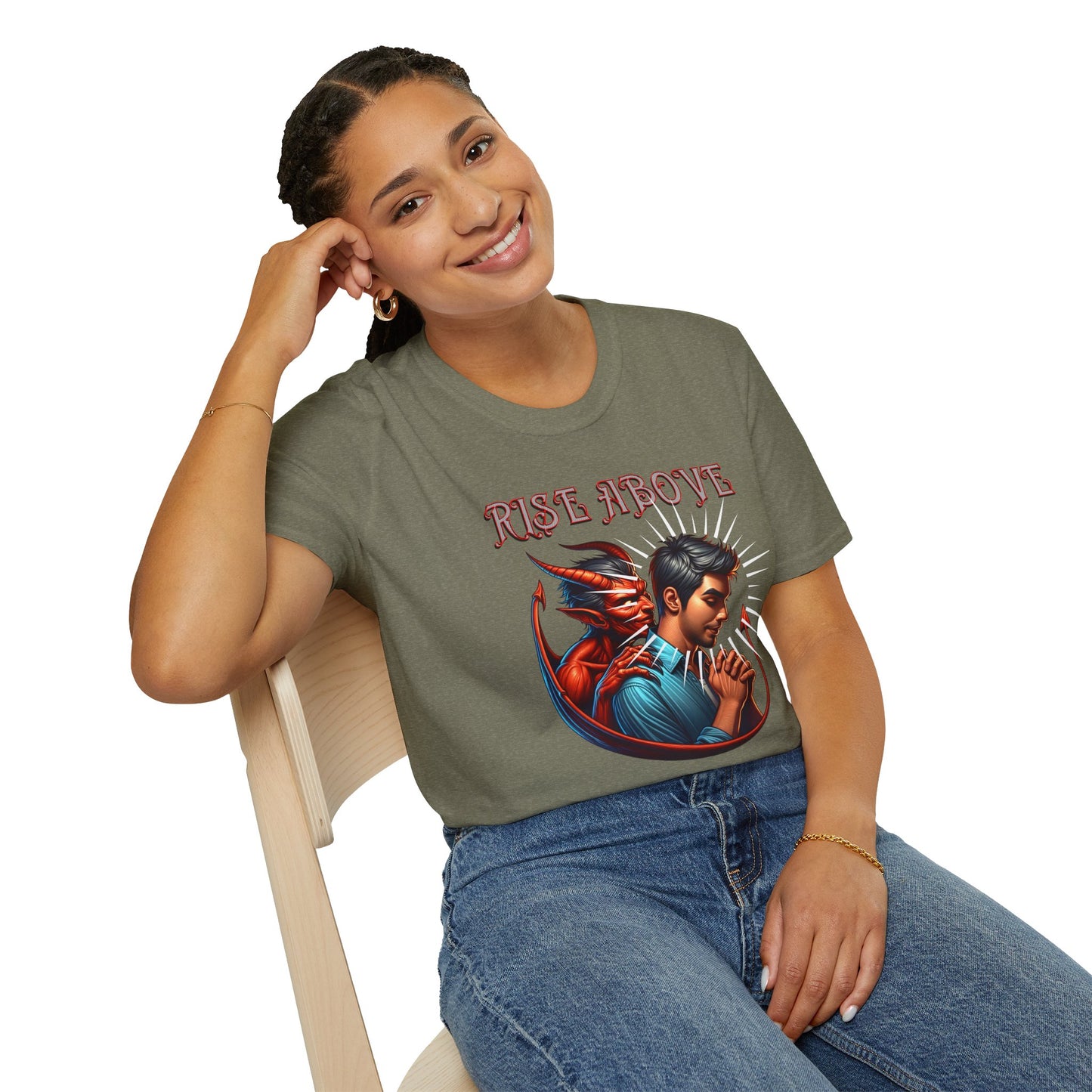 Devil Whisper Rise Above Unisex T-Shirt