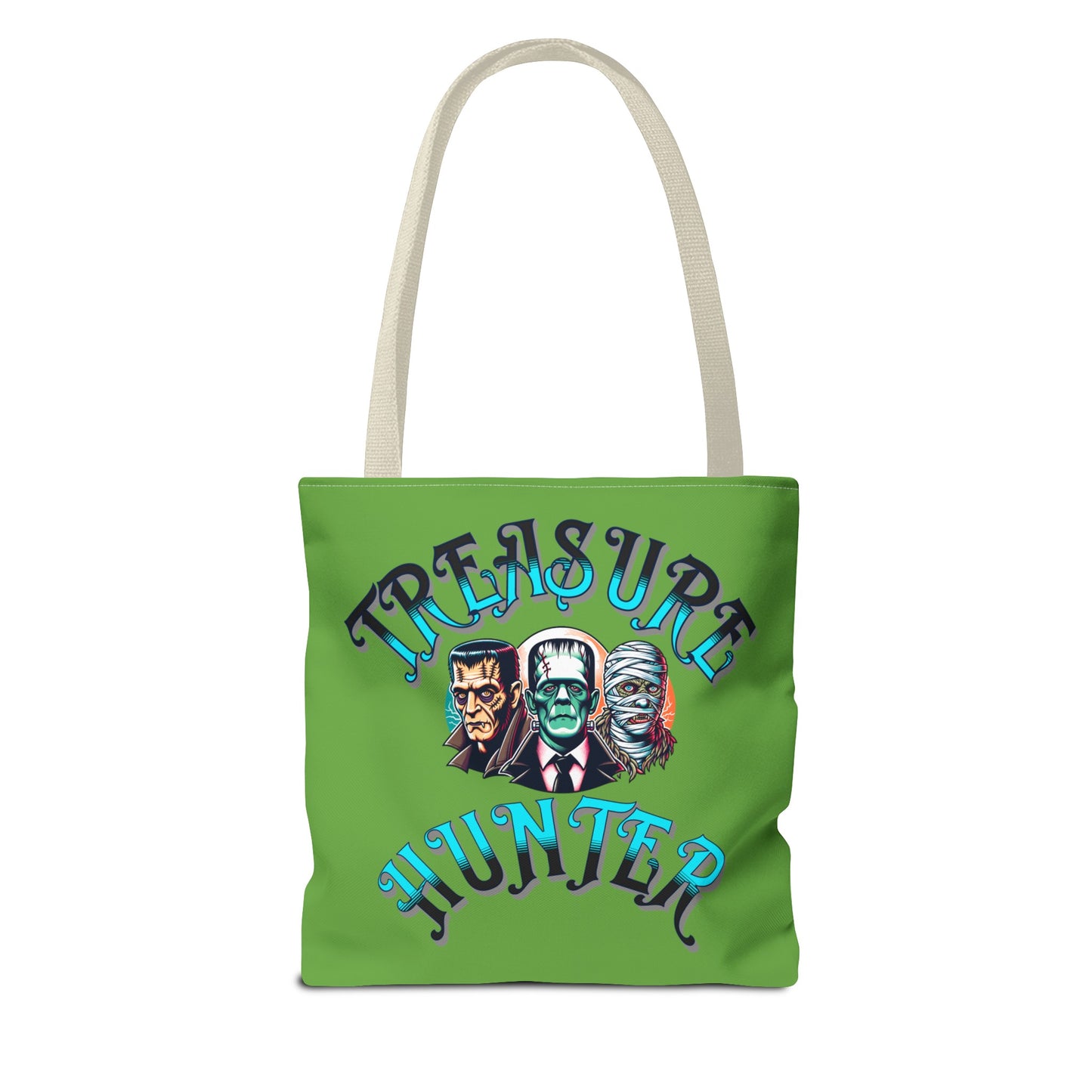 Treasure Hunter Vintage Monster Collector Tote Bag (AOP) Retro Toys Travel