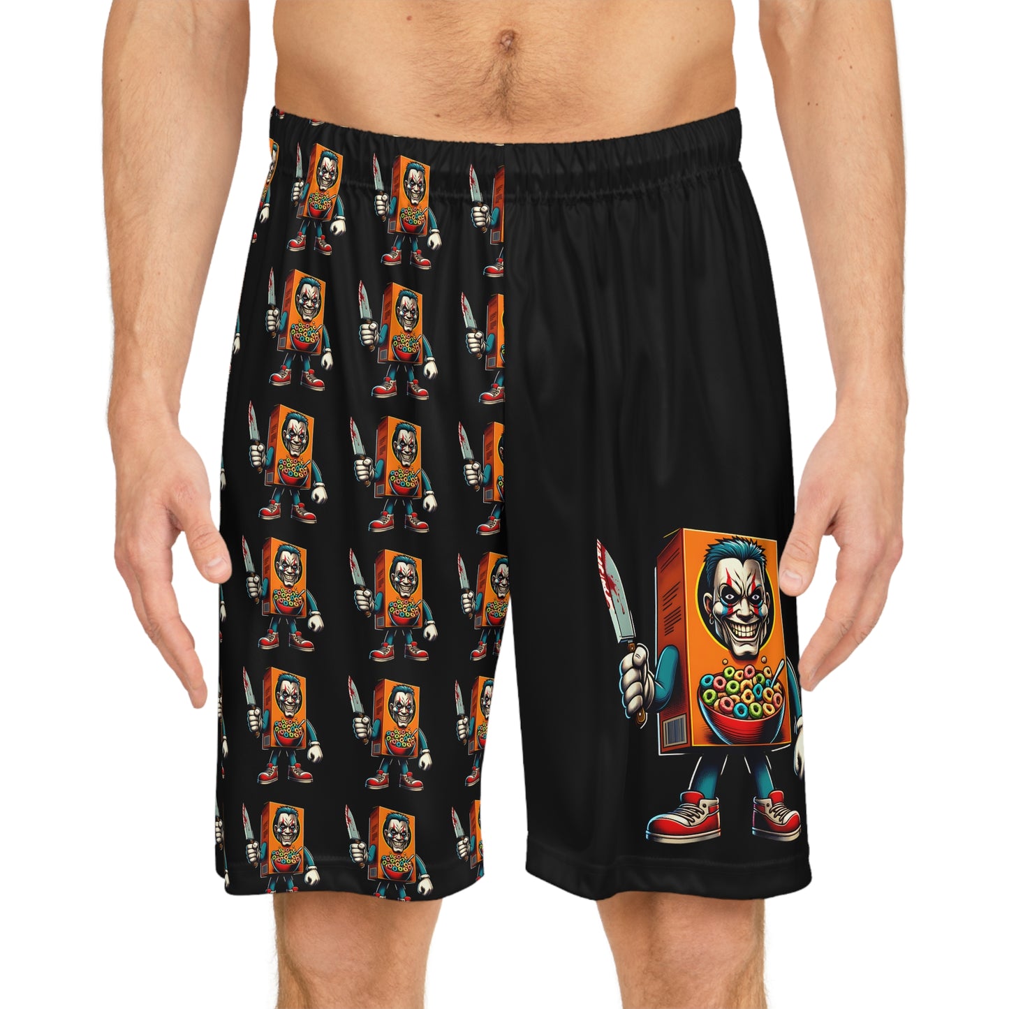 Basketball shorts - Cereal Killer Design