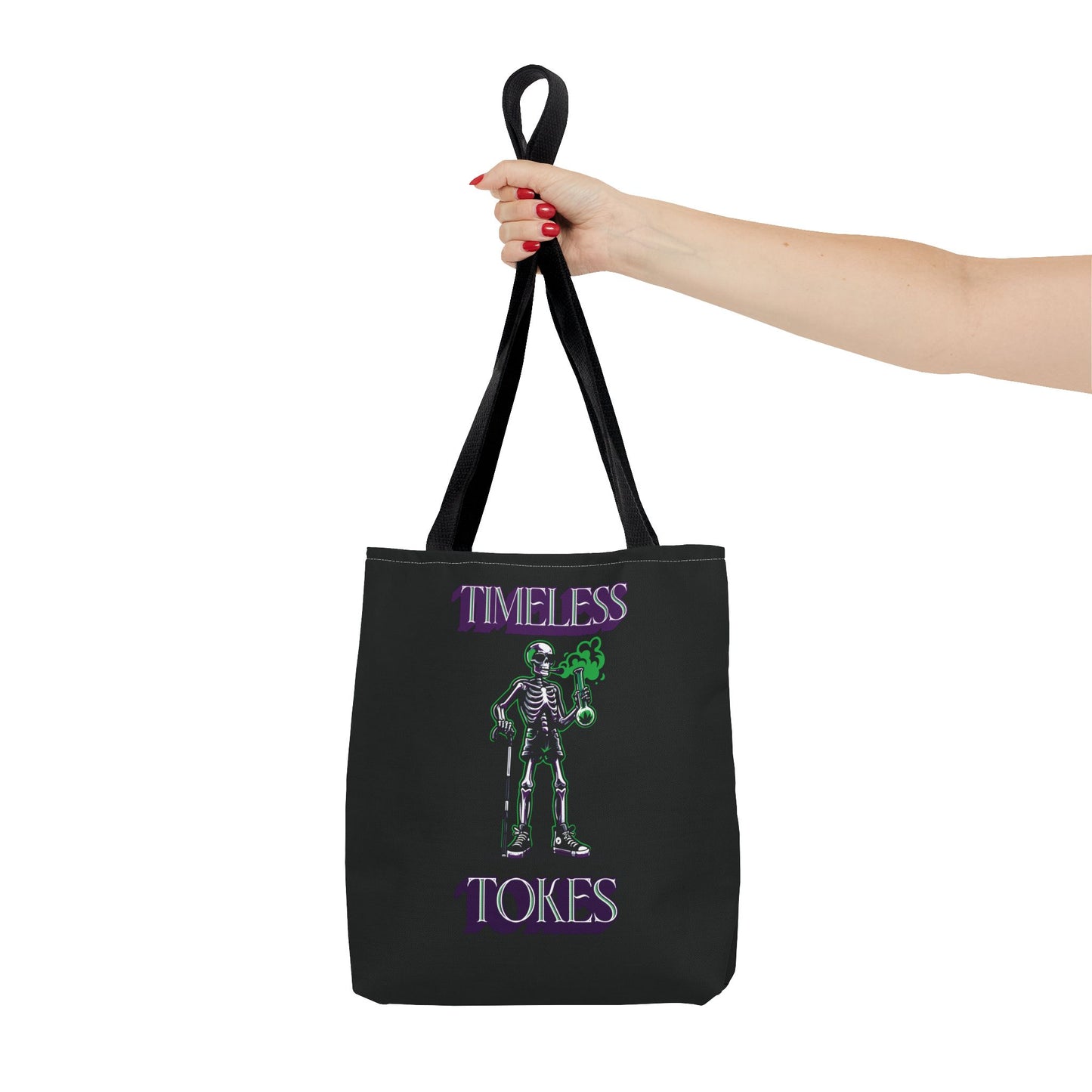 Tote Bag - Timeless Tokes Skeleton Weed Lover Design