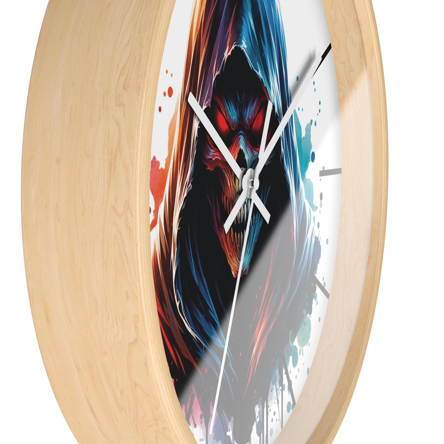 Gothic Skull Wall Clock