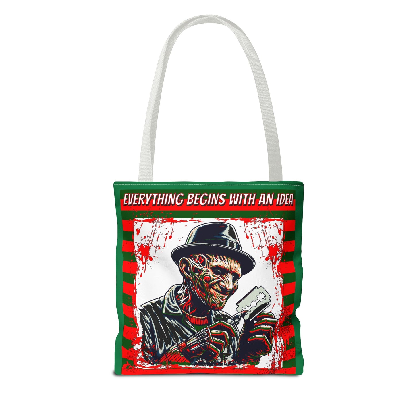 Horrorvational Everything Begins With An Idea Horror Inventor Tote Bag (AOP)
