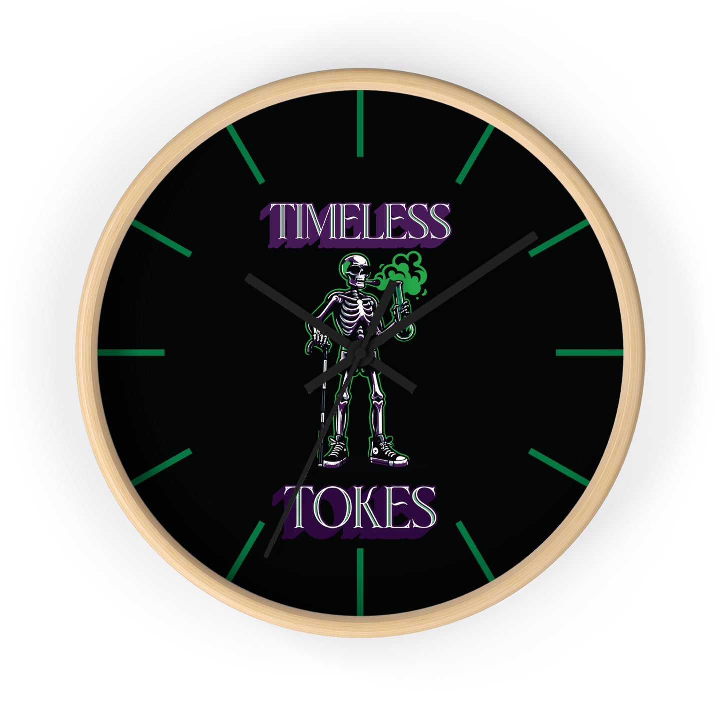 Timeless Tokes Skeleton Wall Clock