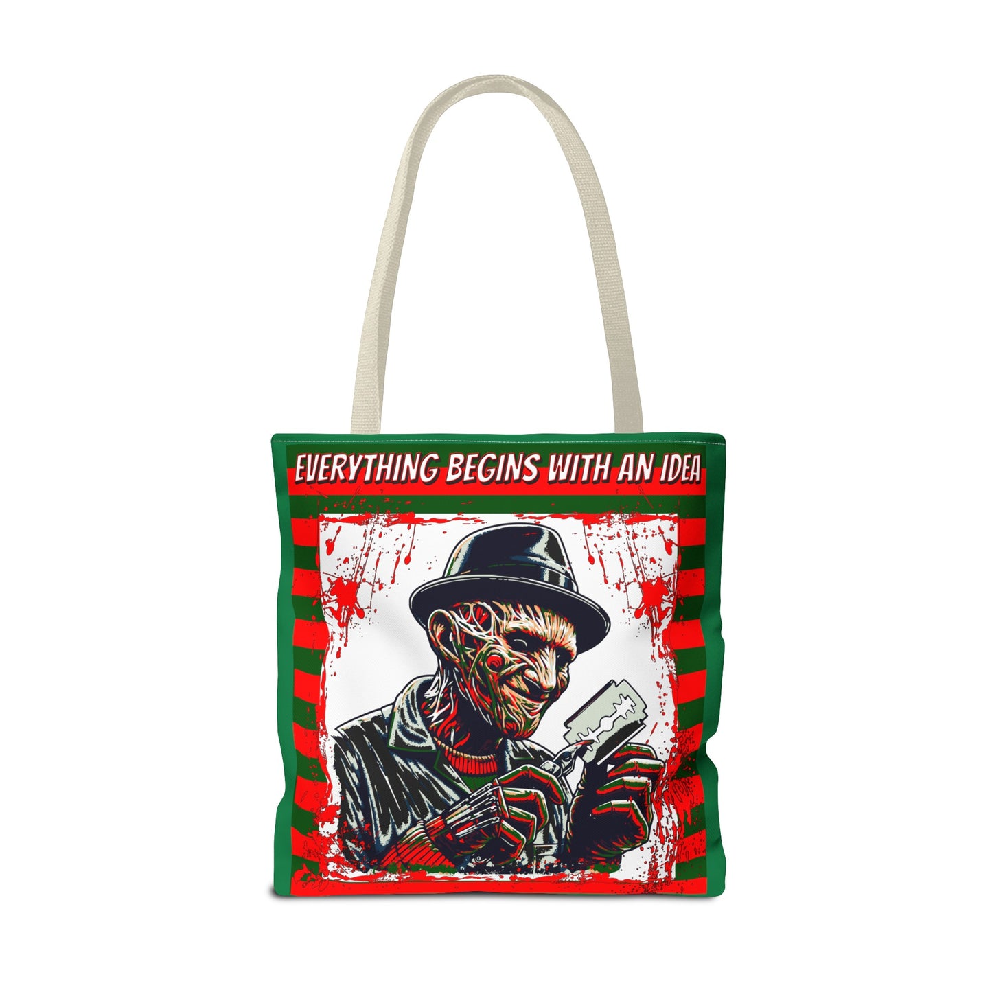 Horrorvational Everything Begins With An Idea Horror Inventor Tote Bag (AOP)