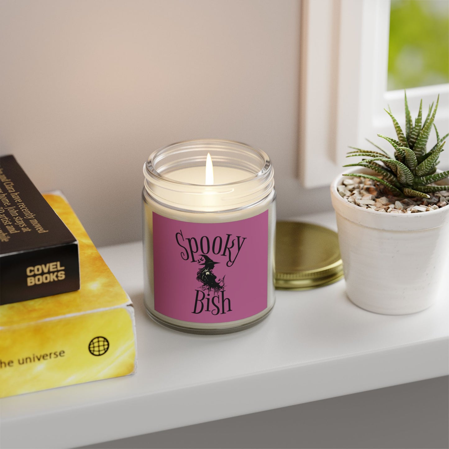 Scented Candle - Spooky Bish Witchy Design (4oz, 9oz)
