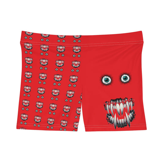 Eerie Eyes Monster Women's Shorts