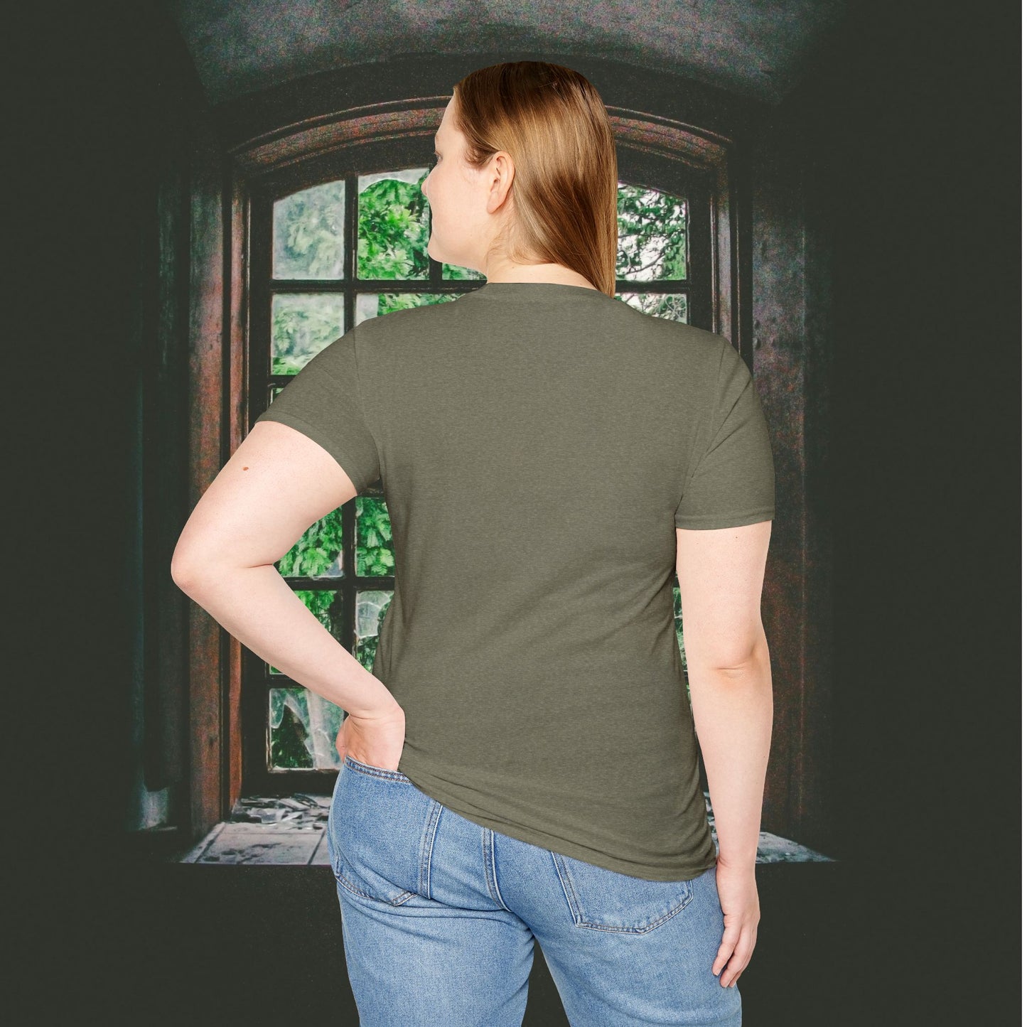 Nobody Cares Run Faster - Michael Running Myers on Halloween Horror Fun with Skulls Shirt - Unisex Softstyle T-Shirt