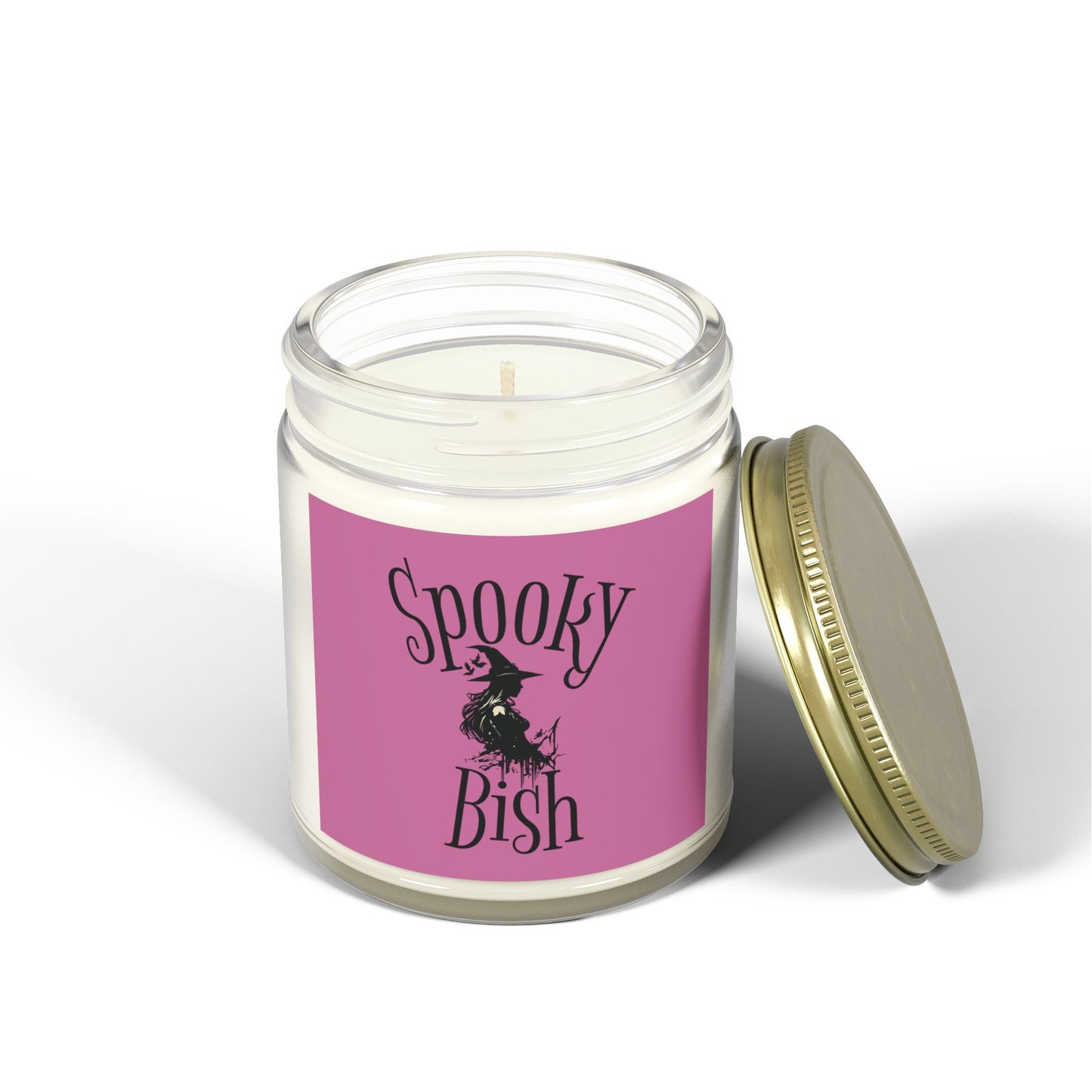 Scented Candle - Spooky Bish Witchy Design (4oz, 9oz)