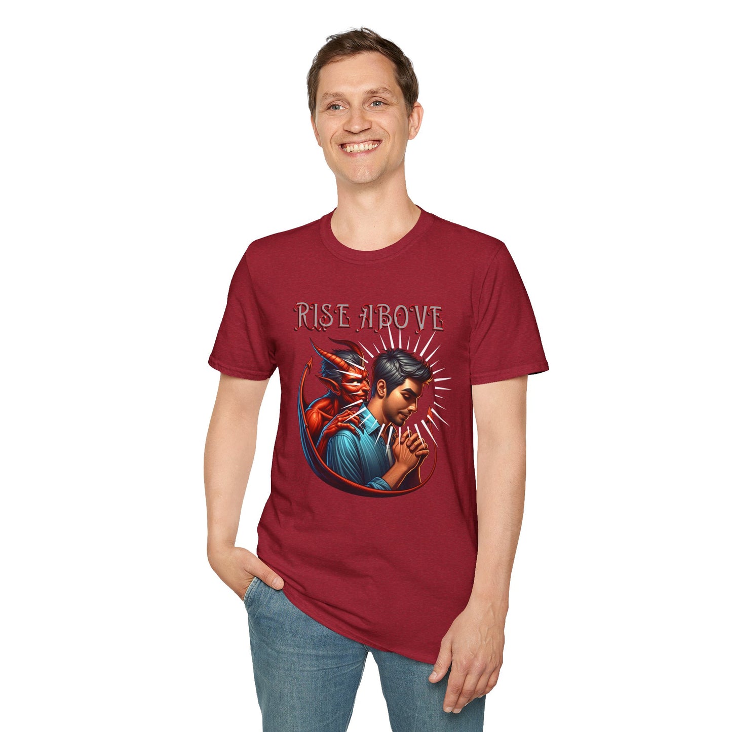 Devil Whisper Rise Above Unisex T-Shirt