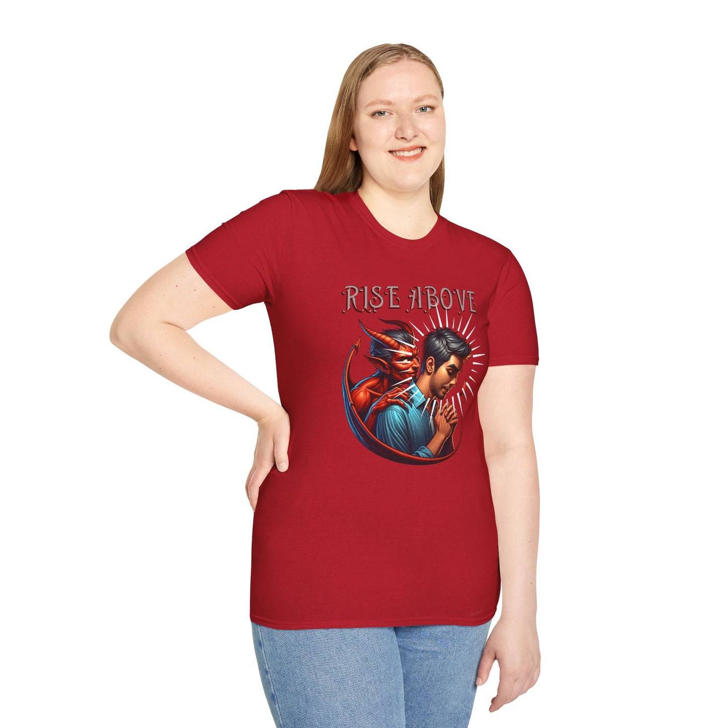 Devil Whisper Rise Above Unisex T-Shirt