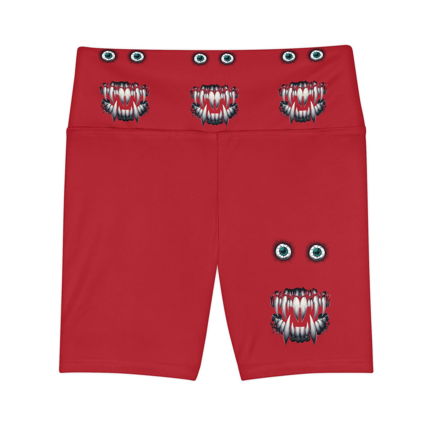 Eerie Eyes Monster Women's Workout Shorts (AOP)