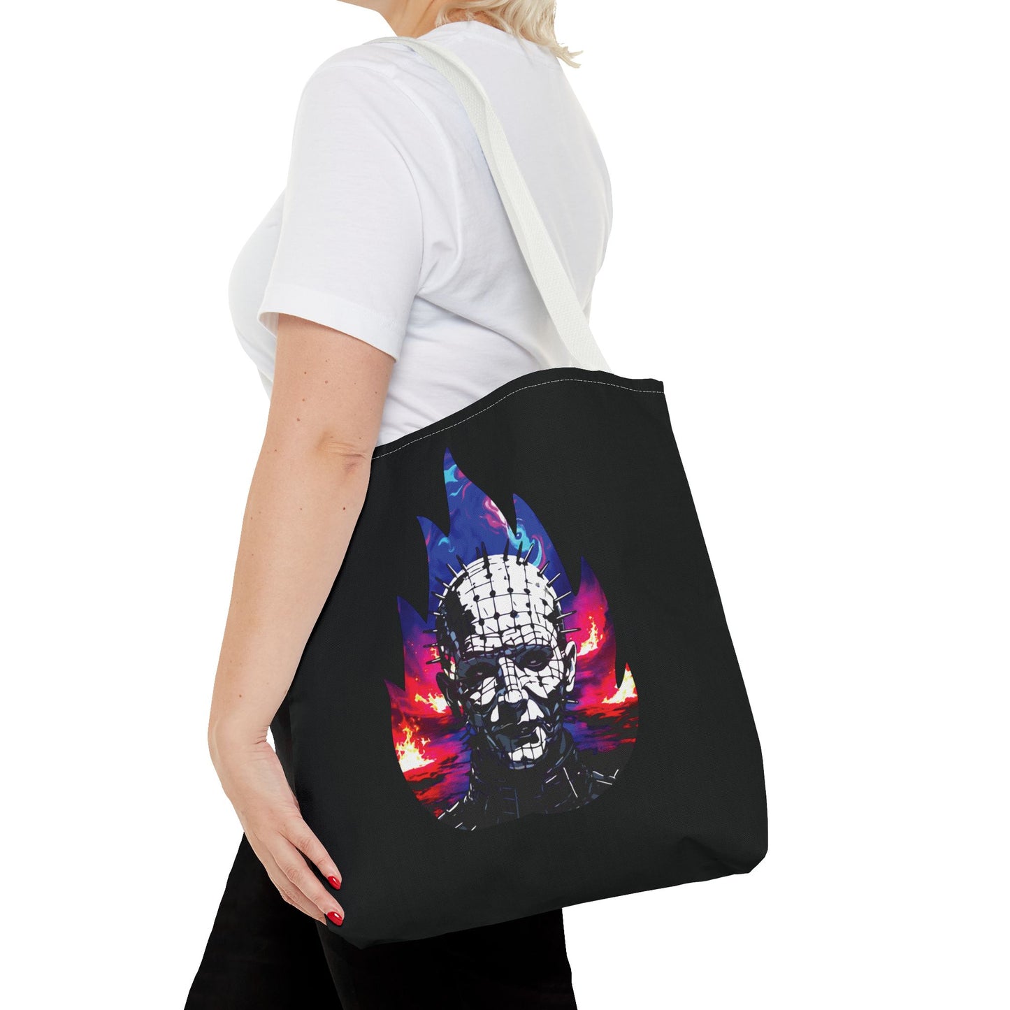 Tote Bag - Welcome To Hell Pinhead, 80's Horror Fun