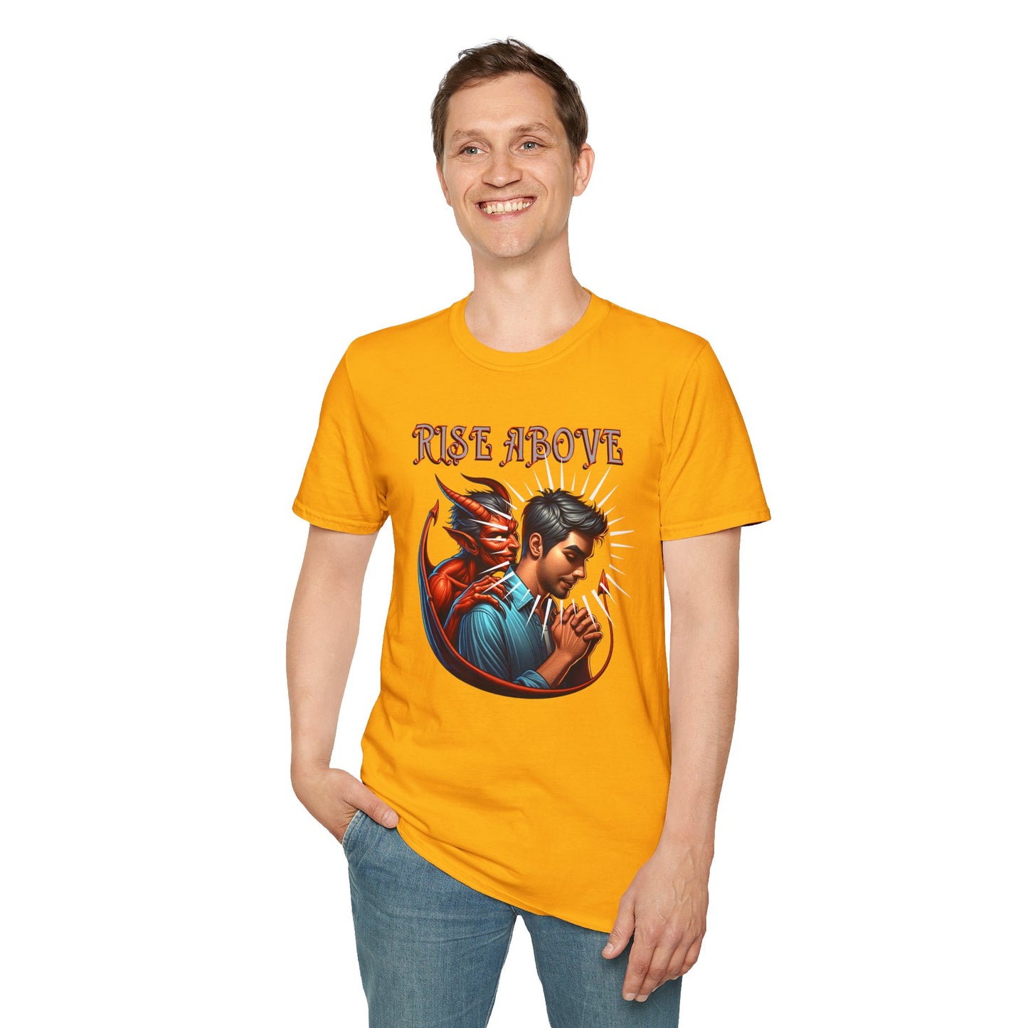 Devil Whisper Rise Above Unisex T-Shirt