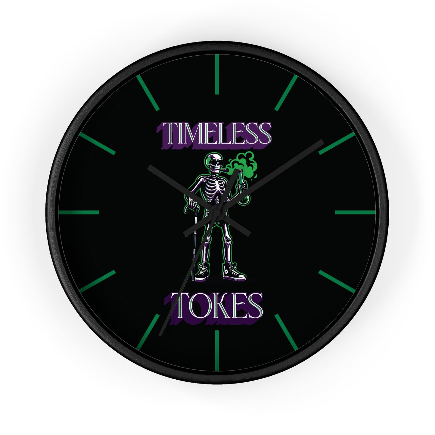 Timeless Tokes Skeleton Wall Clock