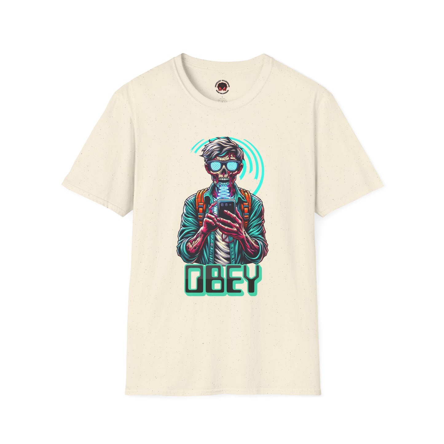 Brain Washing "Obey" Cell Phone Design - Unisex T-Shirt