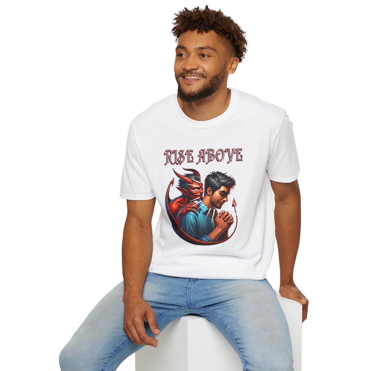 Devil Whisper Rise Above Unisex T-Shirt