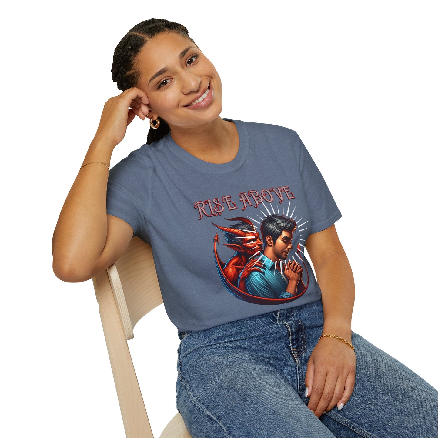 Devil Whisper Rise Above Unisex T-Shirt