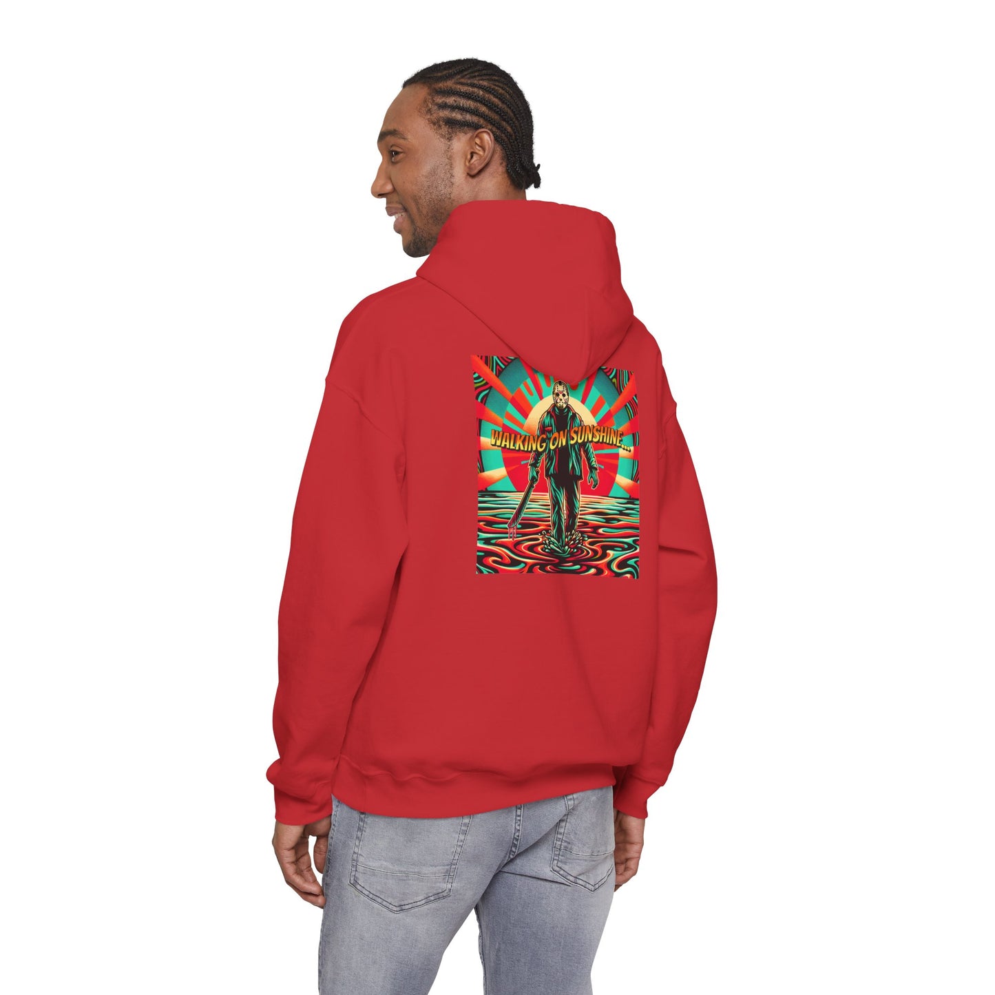 Jason Hoodie - Walking on Sunshine Retro Surfer Graphic Pullover