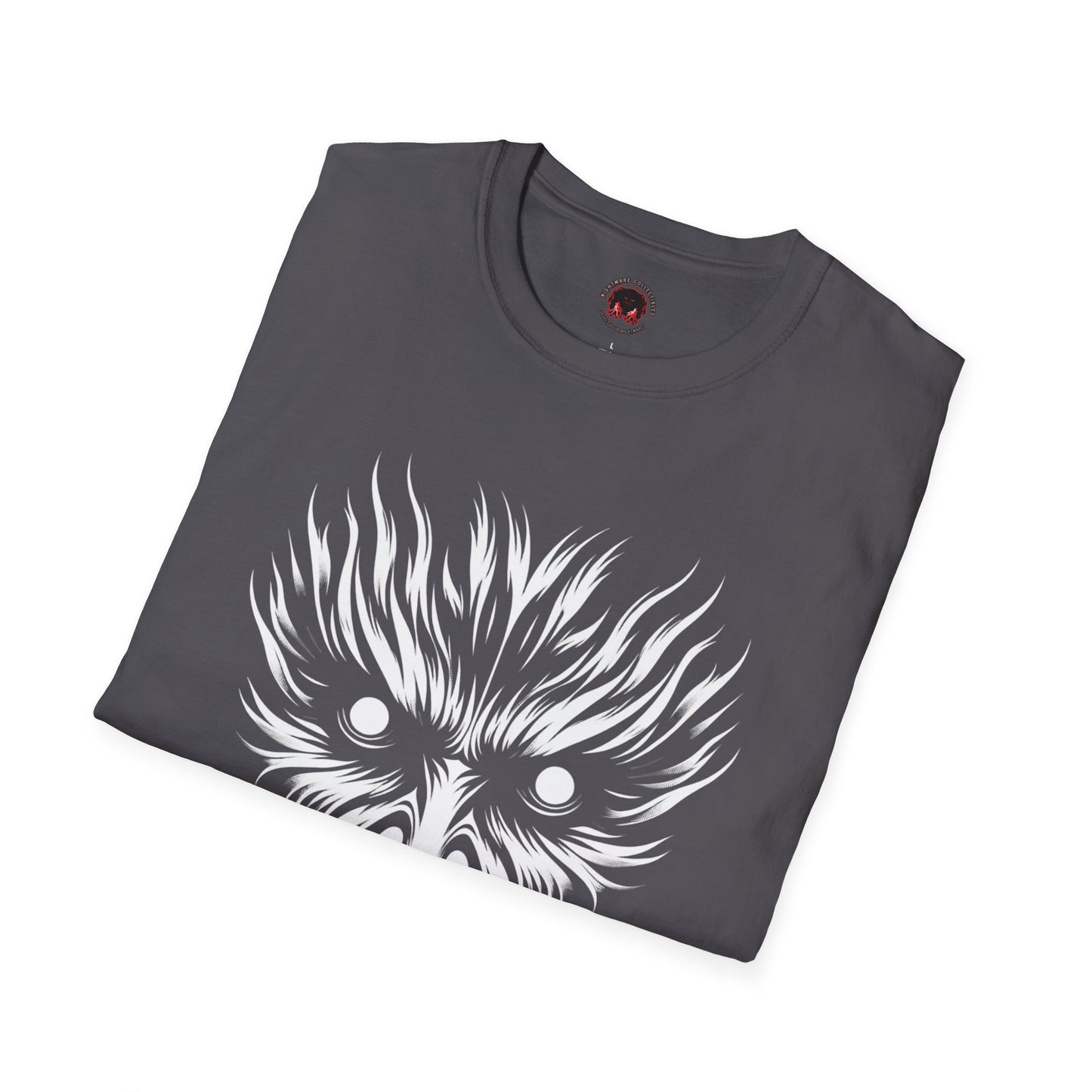 Shadow Figure Unisex T-Shirt - Sinister Face Design