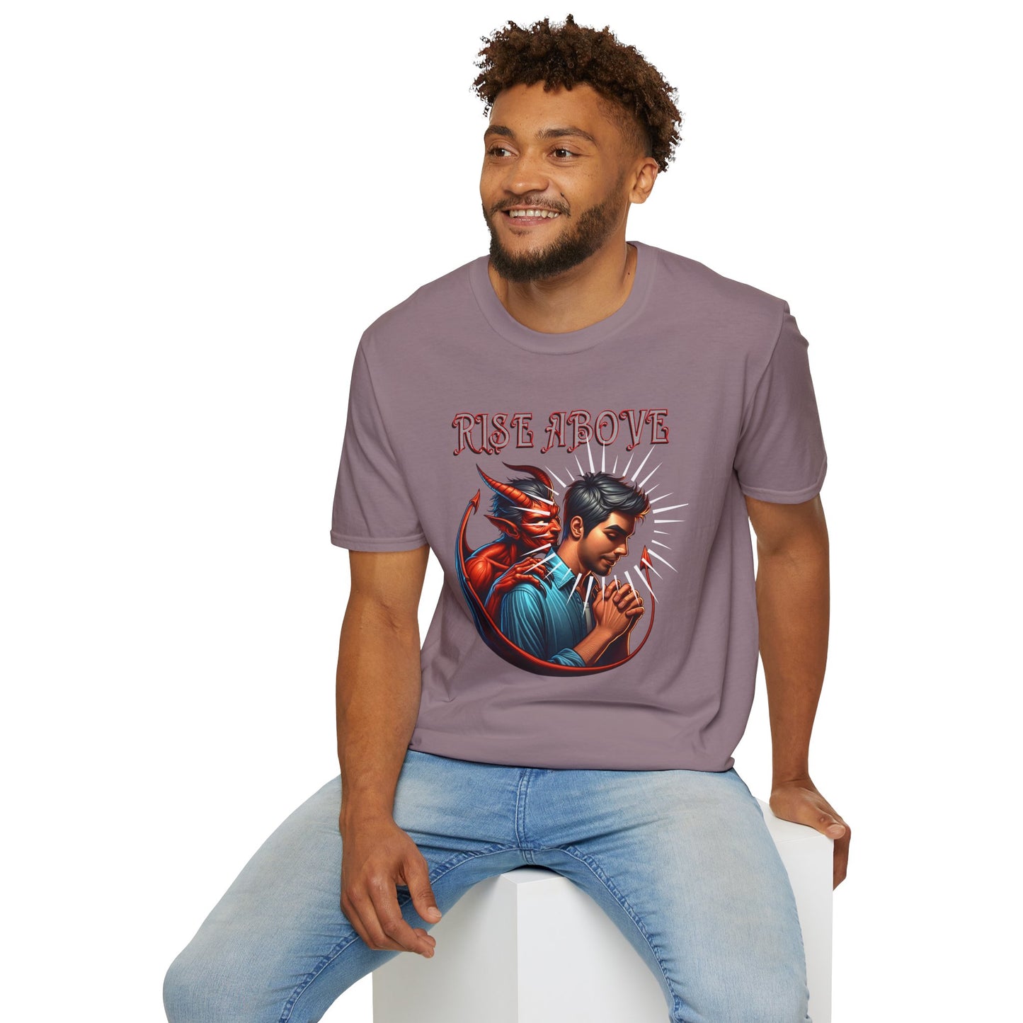 Devil Whisper Rise Above Unisex T-Shirt