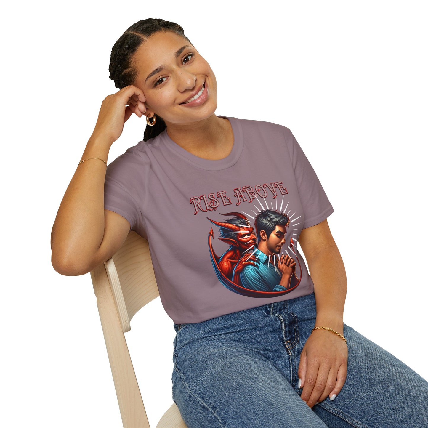 Devil Whisper Rise Above Unisex T-Shirt