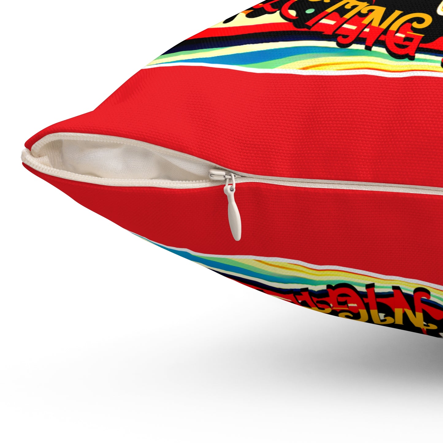 Horradelic Grabble Collecting Nightmares Spun Polyester Square Throw Pillow