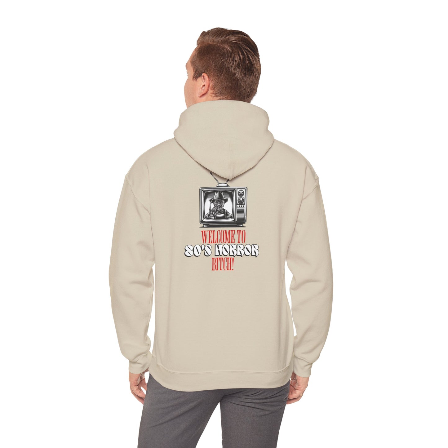 Welcome To 80's Horror B*tch! Cozy Unisex Hoodie