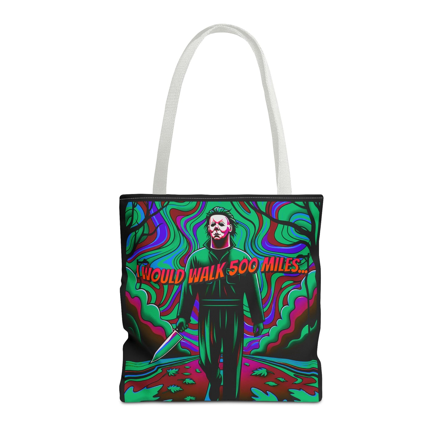 Horradelic Horror Fun Michael With The Mask On Myers Beach Halloween Lunch Tote Bag (AOP)