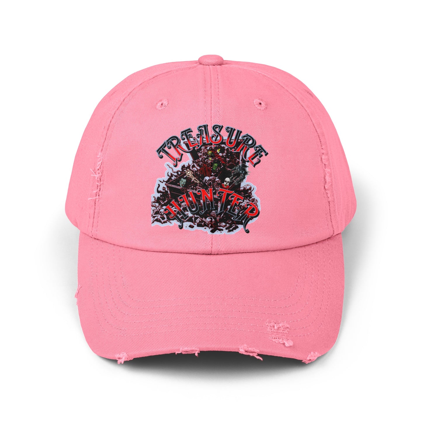 Treasure Hunter Horror Collector Unisex Distressed Cap Fun Convention Toy Show Hat