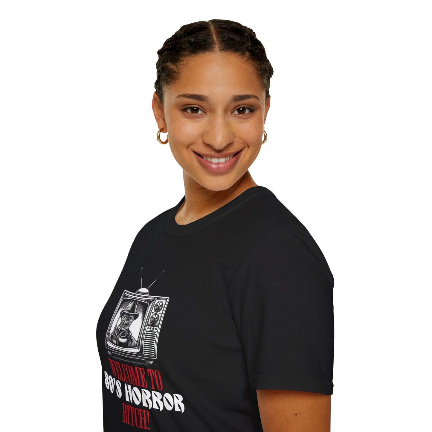 Welcome To 80's Horror B*tch! Unisex T-Shirt, Freddy Classic Quote Inspired