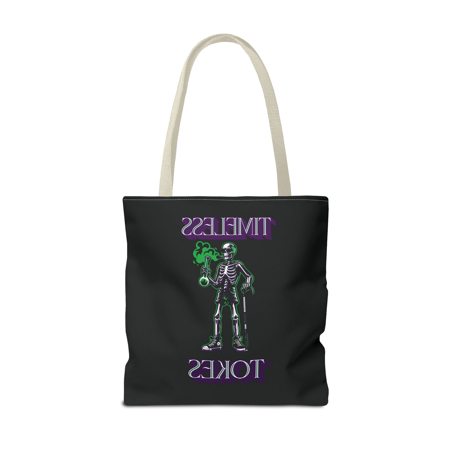 Tote Bag - Timeless Tokes Skeleton Weed Lover Design