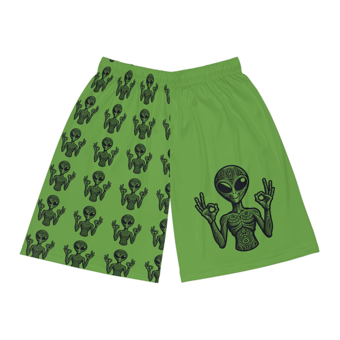 Alien Meditation Basketball Shorts