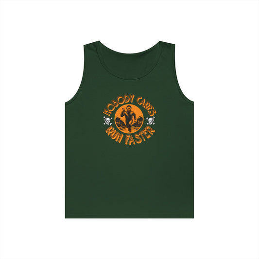 Horror Fun Tank Top - Nobody Cares, Run Faster