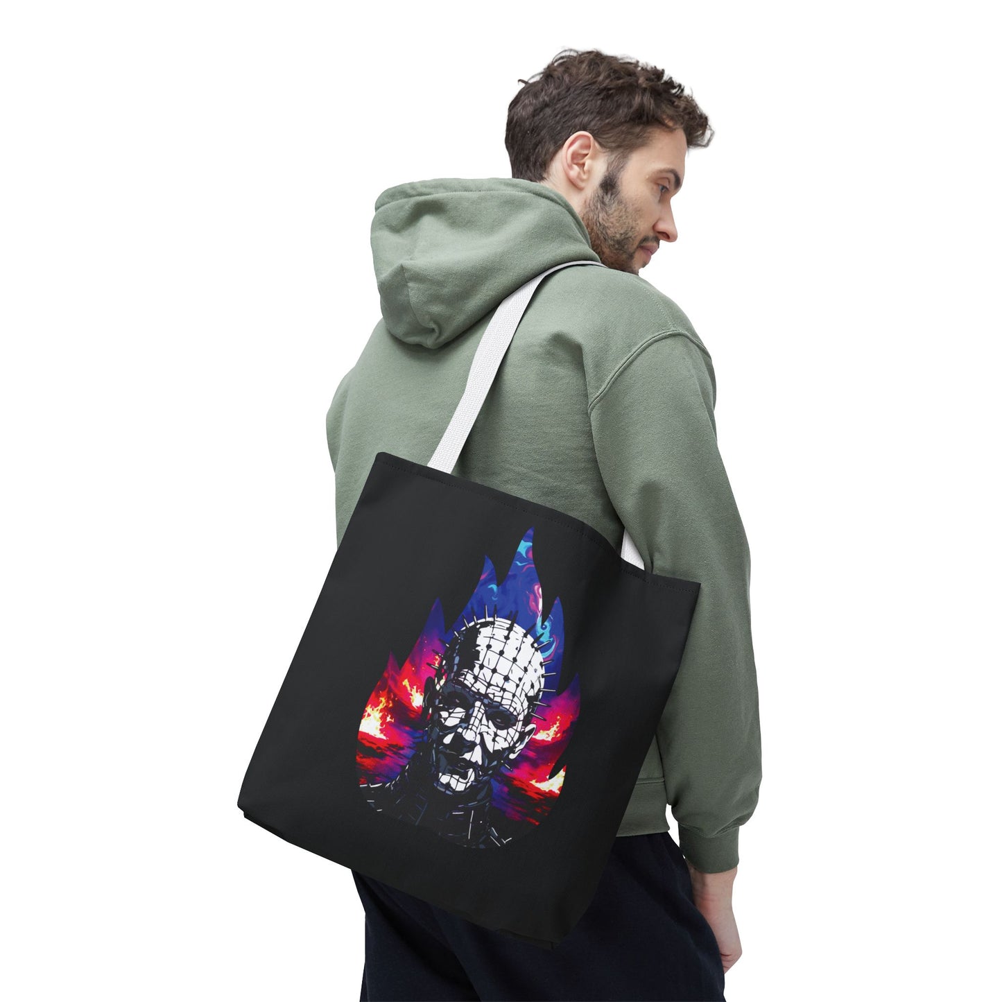 Tote Bag - Welcome To Hell Pinhead, 80's Horror Fun