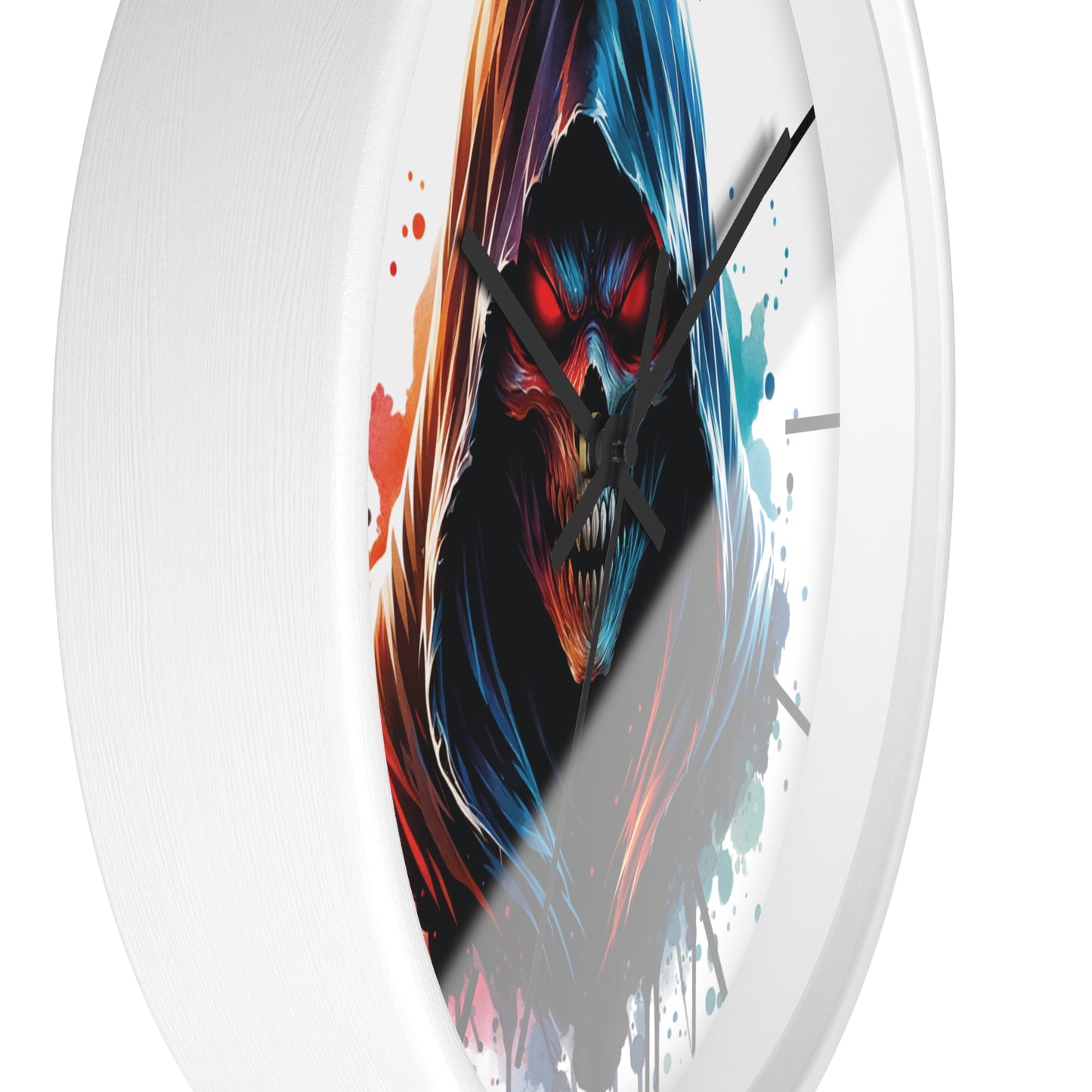 Gothic Skull Wall Clock