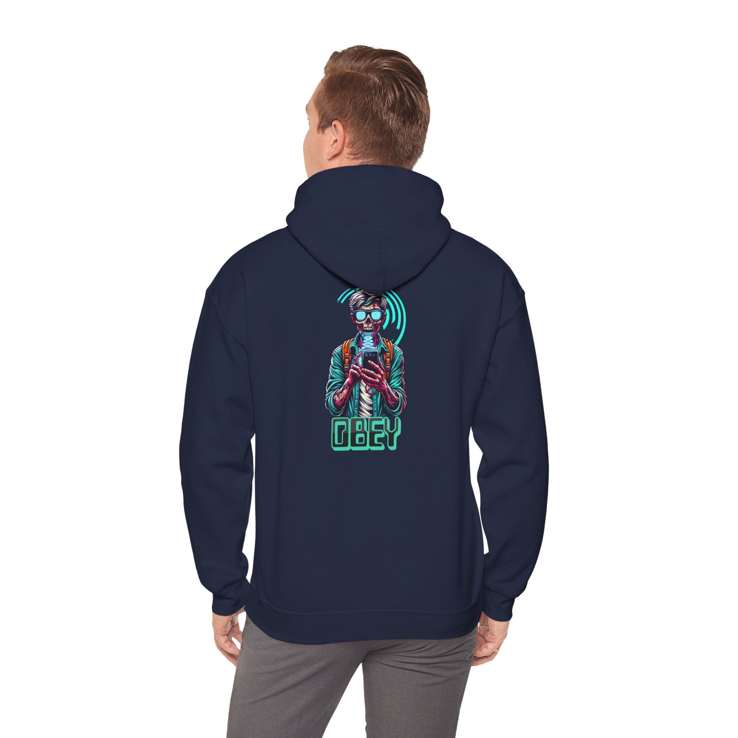 Sci Fi Brain Washing They Live Inspired Design Heavy Blend Hoodie