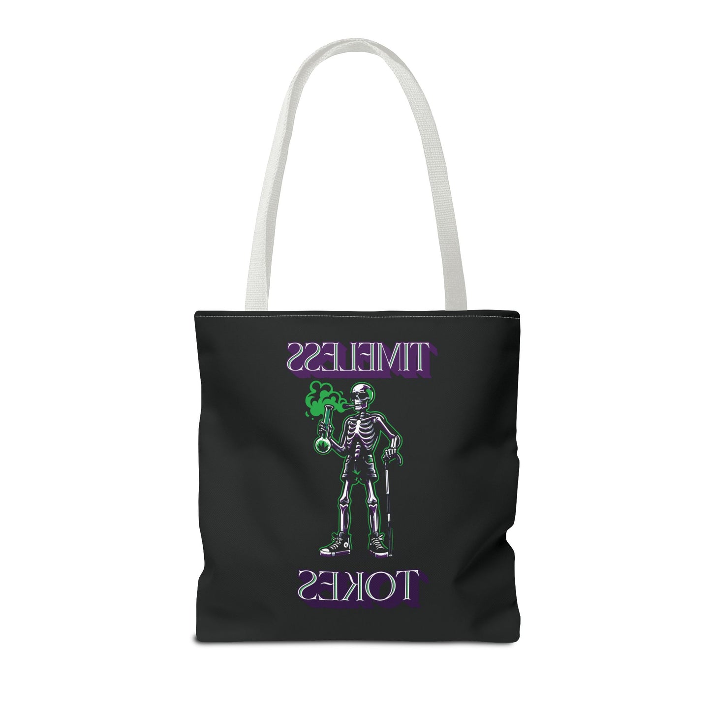 Tote Bag - Timeless Tokes Skeleton Weed Lover Design