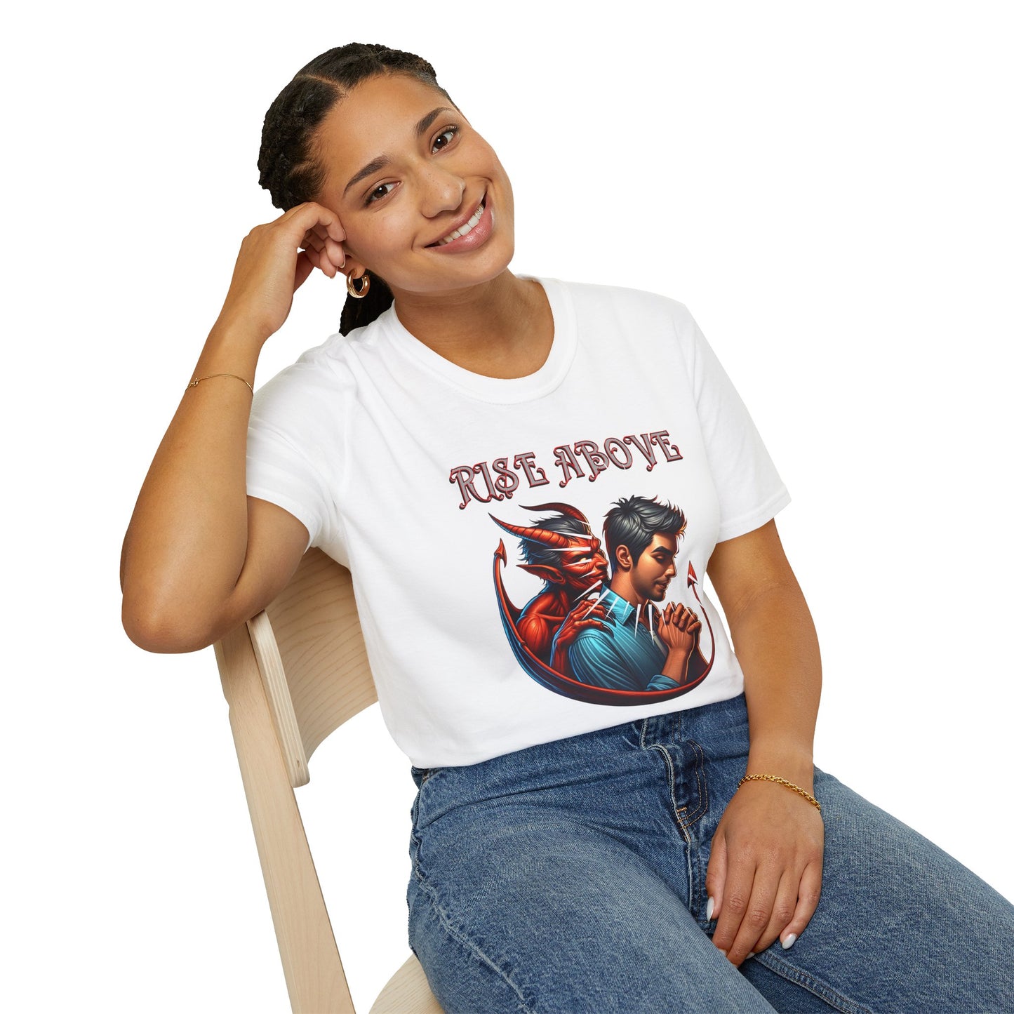 Devil Whisper Rise Above Unisex T-Shirt
