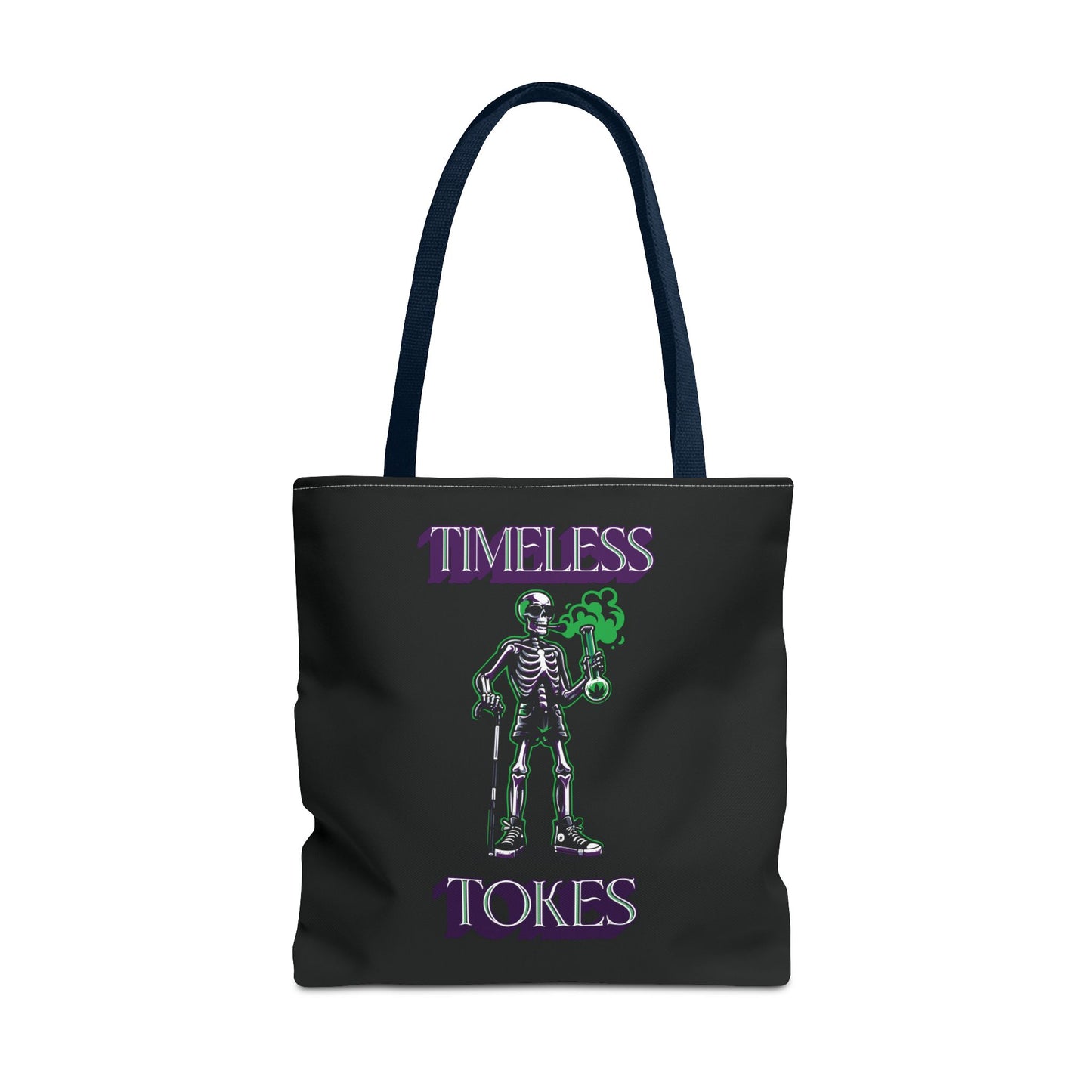 Tote Bag - Timeless Tokes Skeleton Weed Lover Design