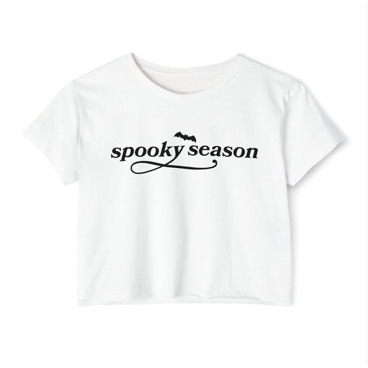 Spooky Season Women's Festival Crop Top - Halloween Vibes