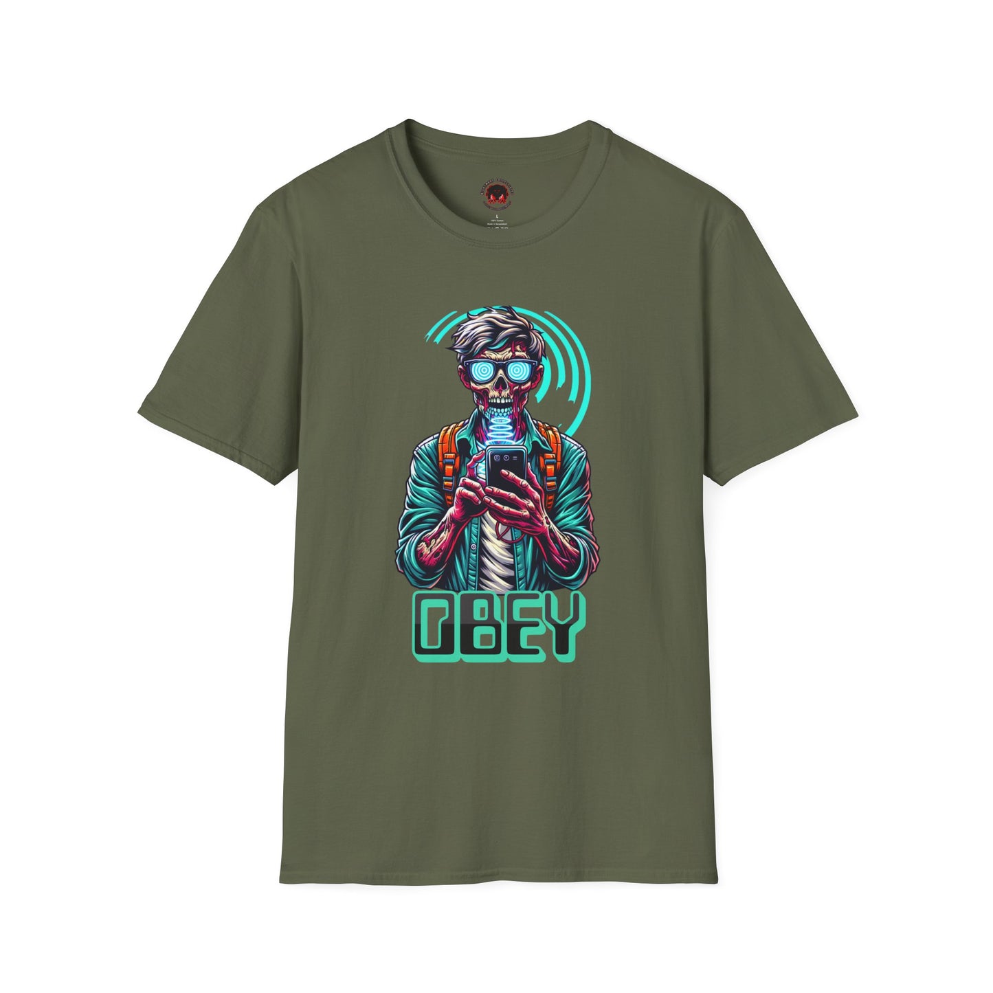 Brain Washing "Obey" Cell Phone Design - Unisex T-Shirt