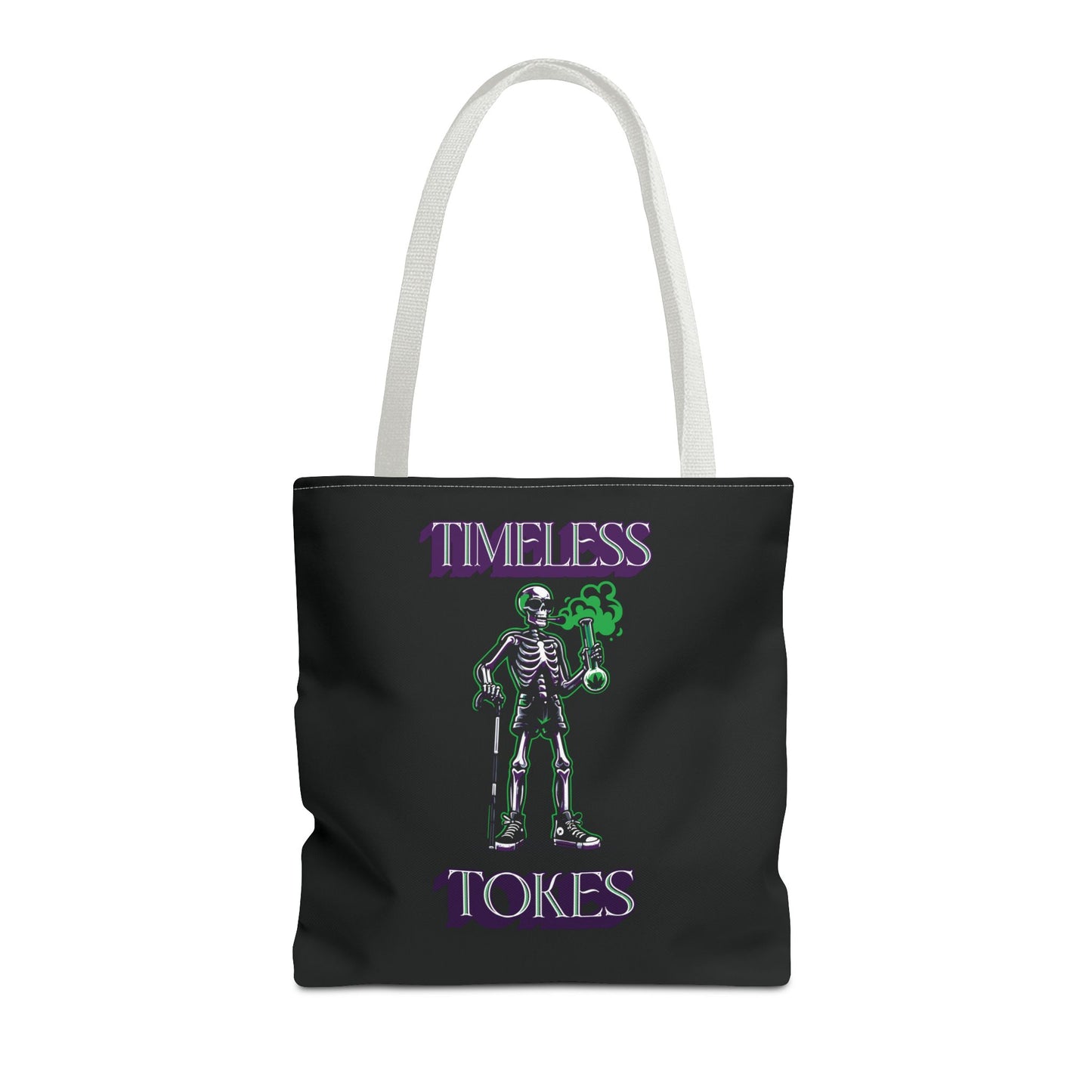 Tote Bag - Timeless Tokes Skeleton Weed Lover Design