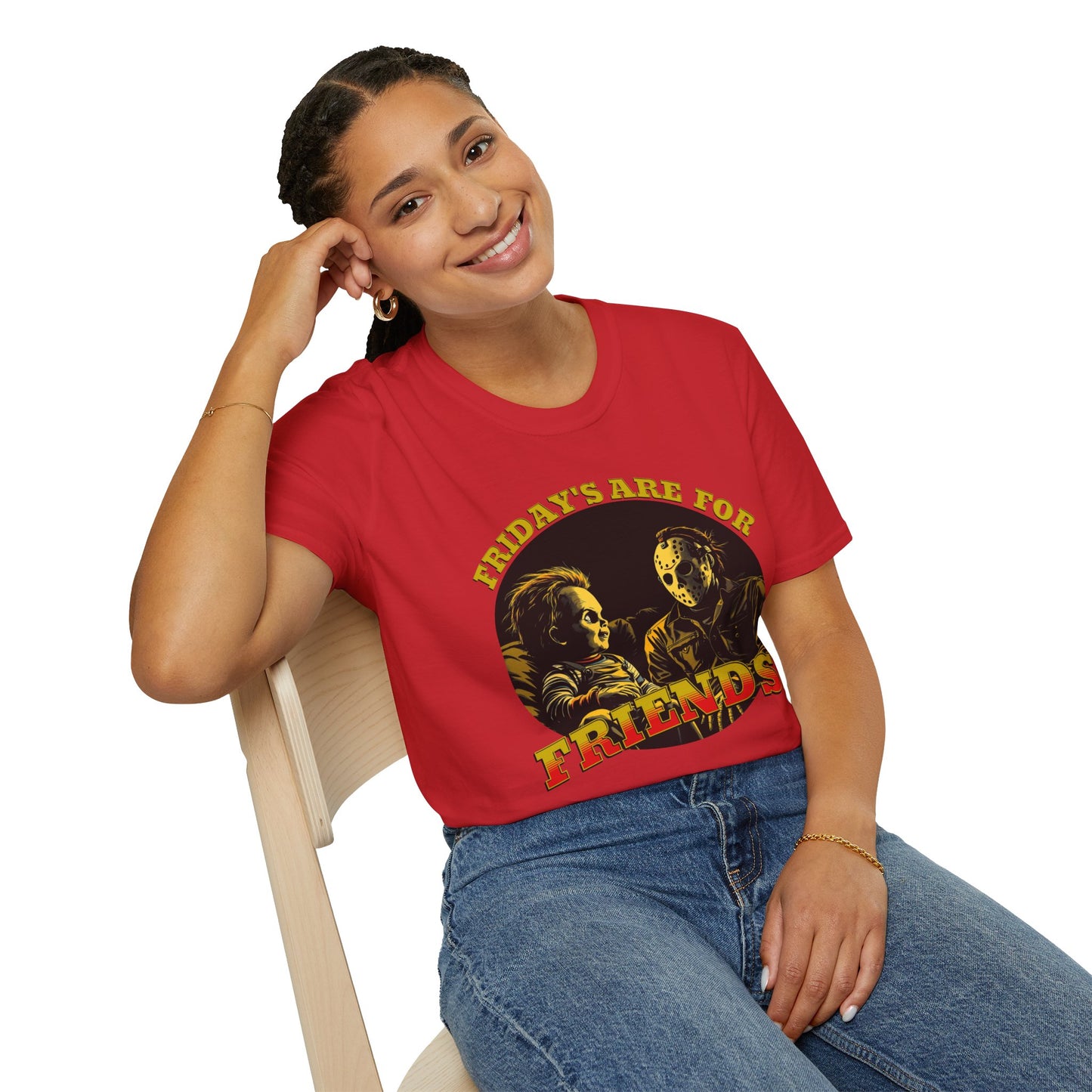 Friday’s Are For Friends Horror Graphic T-Shirt
