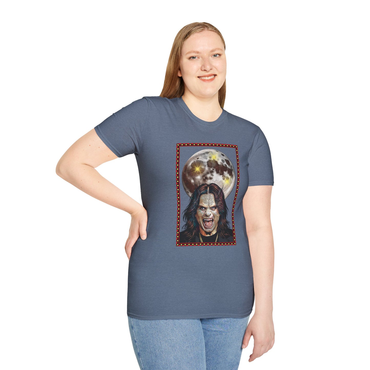 Ozzy Bark At The Moon Unisex T-Shirt - Werewolf Design