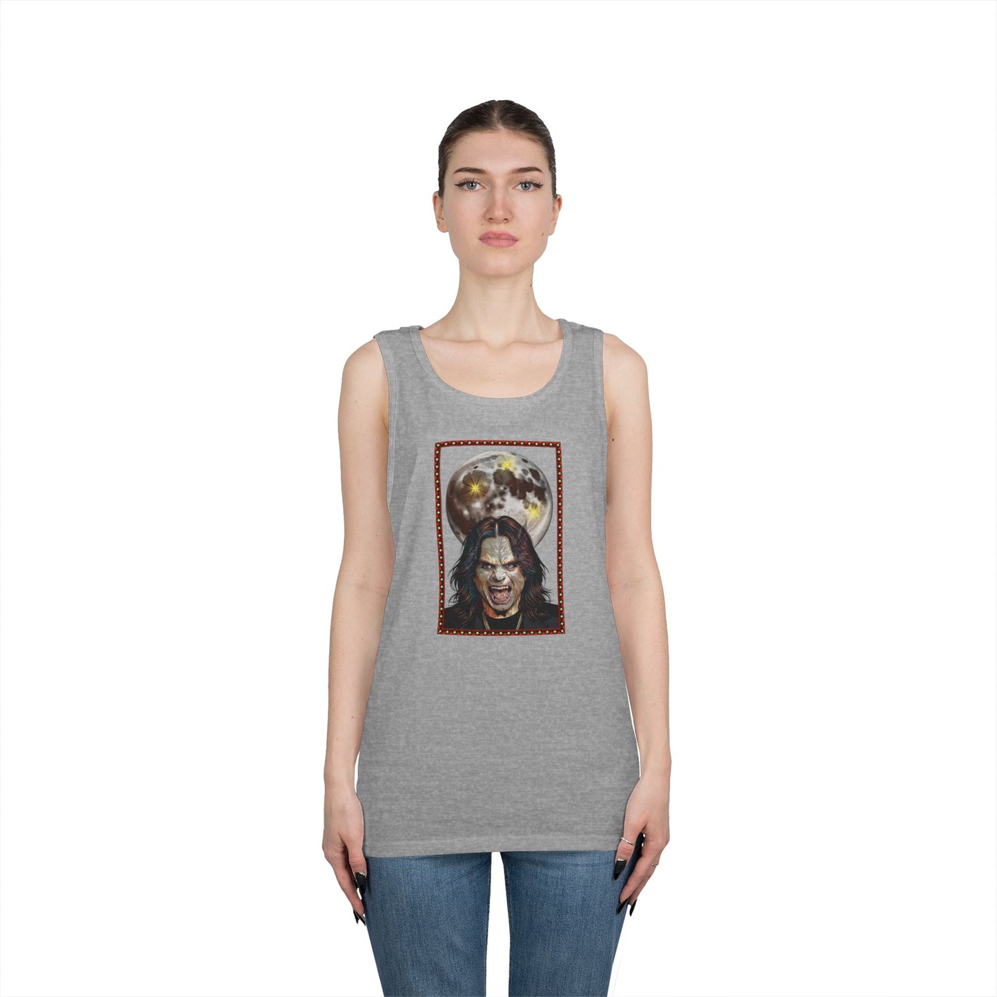 Ozzy Bark at the Moon Unisex Tank Top