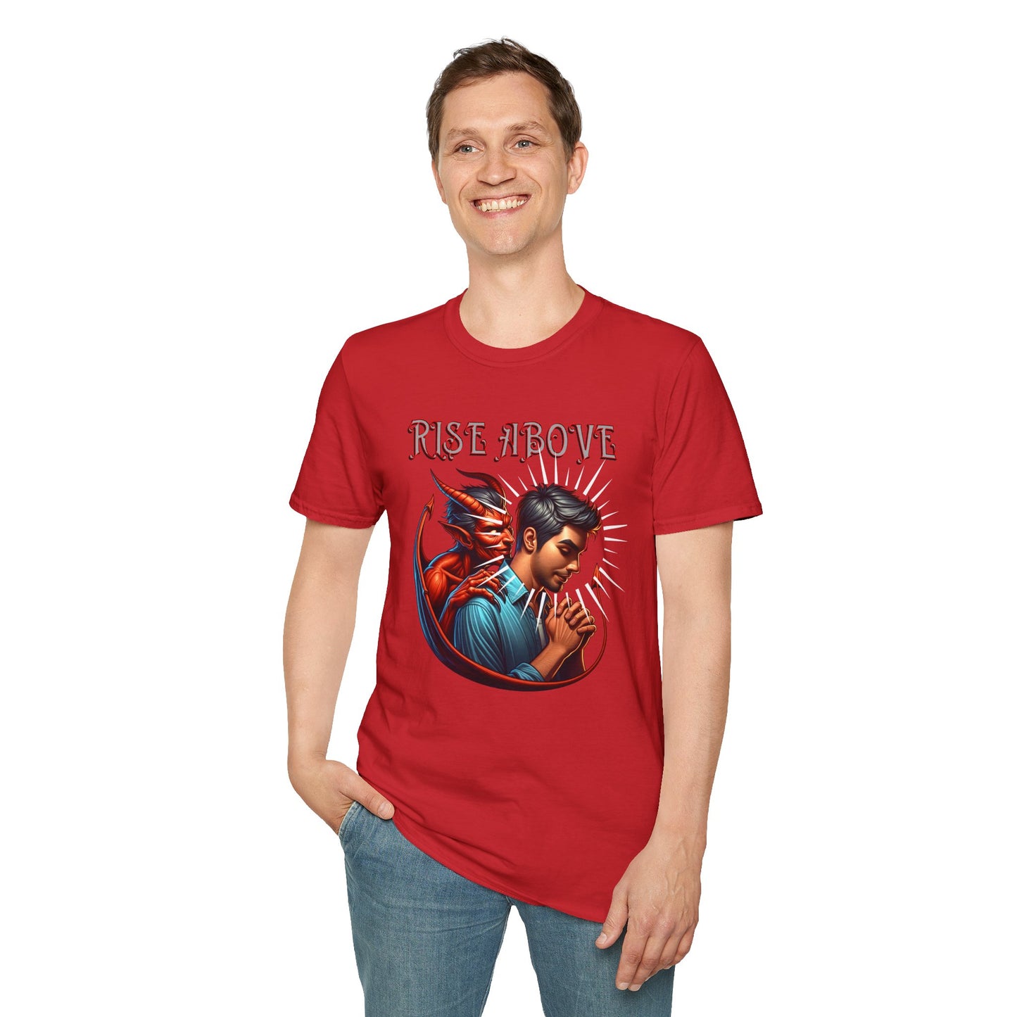 Devil Whisper Rise Above Unisex T-Shirt