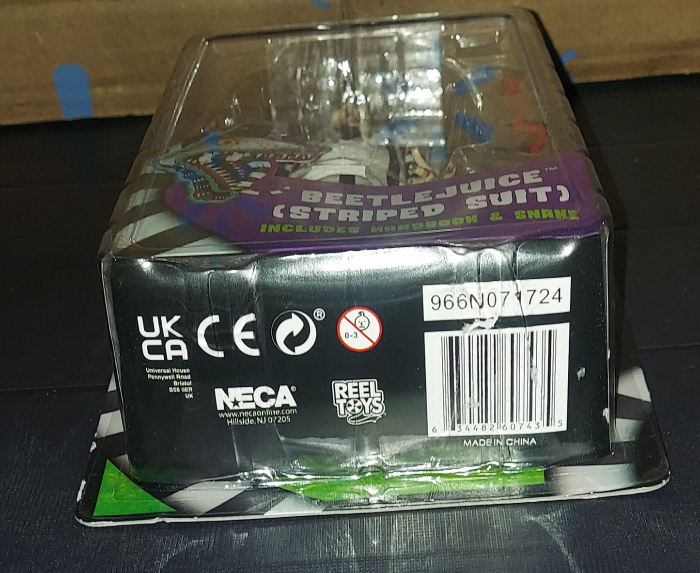 Neca Original Beetlejuice Stripe Suite 7" Action Figure