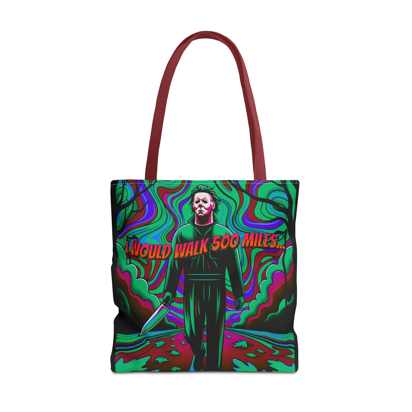 Horradelic Horror Fun Michael With The Mask On Myers Beach Halloween Lunch Tote Bag (AOP)